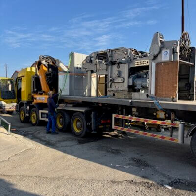 LOADING OF BOBST SP900E